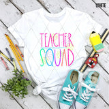 DTF Transfer - DTF008186 Teacher Squad
