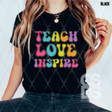 DTF Transfer - DTF008194 Teach Love Inspire