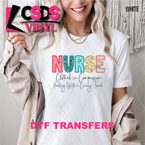 DTF Transfer - DTF008232 Nurse Clothed in Compassion