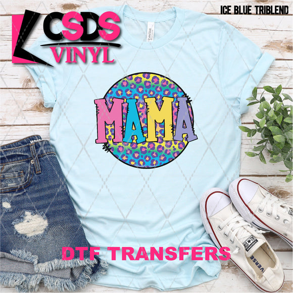 DTF Transfer - DTF008339 Mama Colorful Leopard