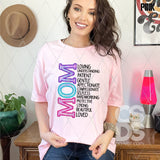 DTF Transfer - DTF008382 Mom Loving Understanding Patient Faux Embroidery/Glitter