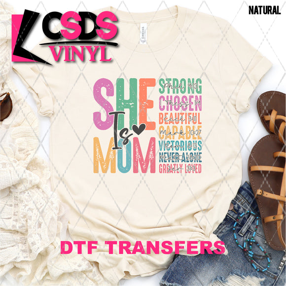 DTF Transfer - DTF008383 She is Mom