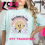 DTF Transfer - DTF008412 Here Comes the Sun