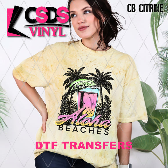 DTF Transfer - DTF008423 Aloha Beaches