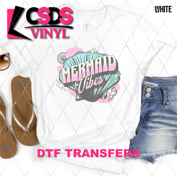 DTF Transfer - DTF008438 Mermaid Vibes Seashell