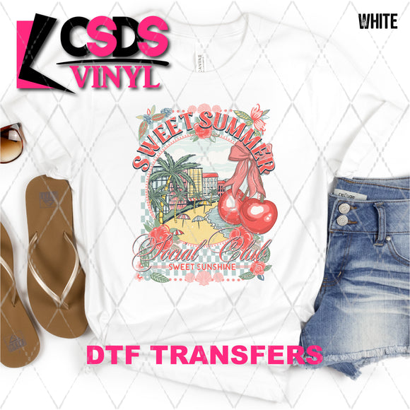 DTF Transfer -  DTF008472 Sweet Summer Social Club