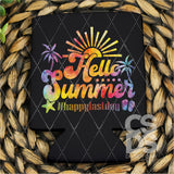 DTF Transfer -  DTF008493 Hello Summer #Happylastday