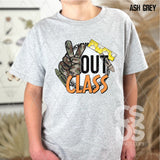DTF Transfer -  DTF008543 Peace Out Class Camo
