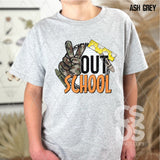 DTF Transfer -  DTF008554 Peace Out School Camo