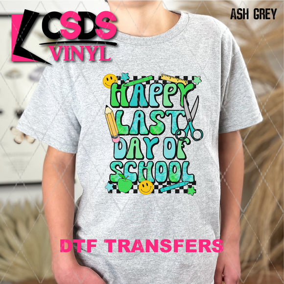 DTF Transfer -  DTF008558 Happy Last Day of School Tie Dye Boy
