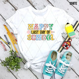 DTF Transfer -  DTF008559 Happy Last Day of School Pencil