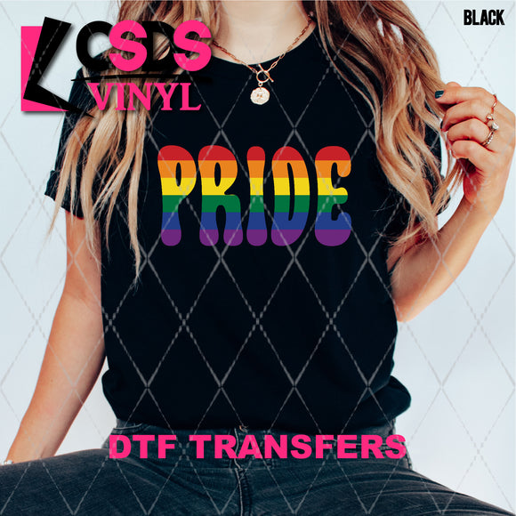 DTF Transfer -  DTF008574 Pride Rainbow Strips