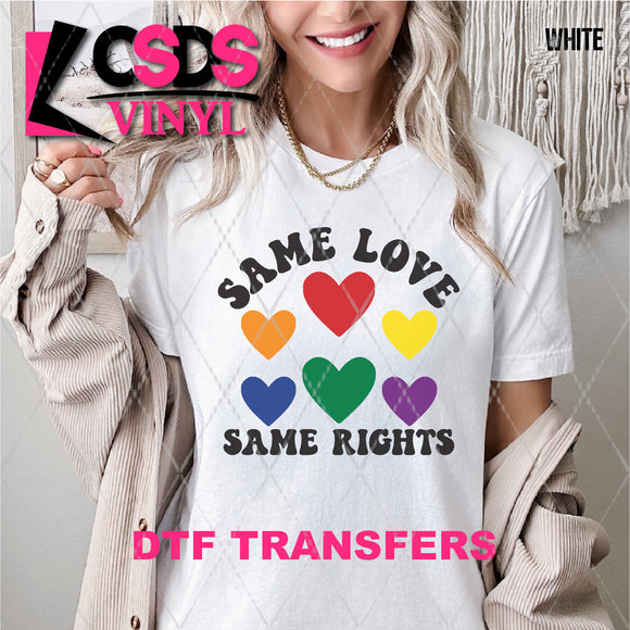 DTF Transfer -  DTF008584 Same Love Same Rights