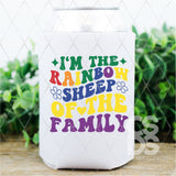DTF Transfer -  DTF008585 I'm the Rainbow Sheep of the Family