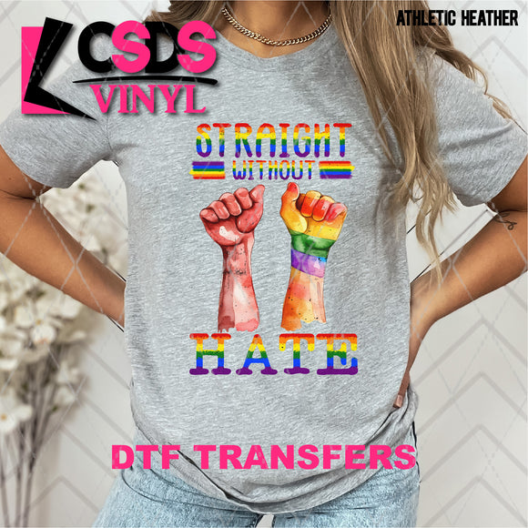 DTF Transfer -  DTF008587 Straight without Hate