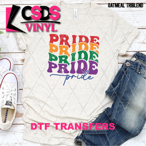 DTF Transfer -  DTF008592 Pride Stacked Word Art
