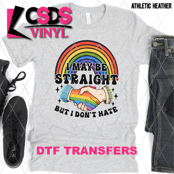 DTF Transfer - DTF008599 I May be Straight