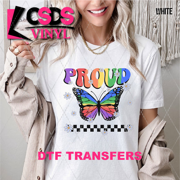 DTF Transfer - DTF008615 Proud Rainbow Butterfly