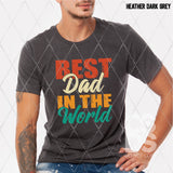 DTF Transfer - DTF008661 Best Dad in the World