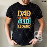 DTF Transfer - DTF008674 Retro Dad The Man The Myth The Legend