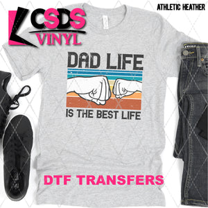 DTF Transfer - DTF008677 Dad Life is the Best Life