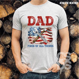 DTF Transfer - DTF008693 Dad The Fixer of All Things American Flag