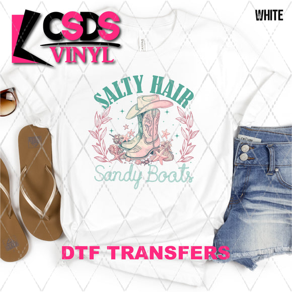 DTF Transfer - DTF008736 Salty Hair Sandy Boots