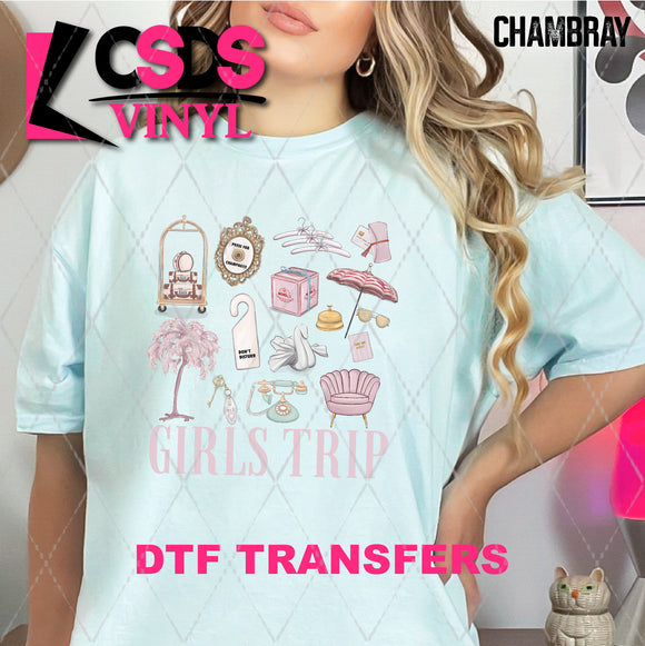 DTF Transfer - DTF008784 Girl's Trip Things Coquette