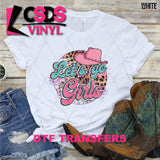 DTF Transfer - DTF008795 Let's Go Girls Cowgirl Hat