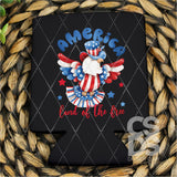 DTF Transfer - DTF008825 America Land of the Free Eagle