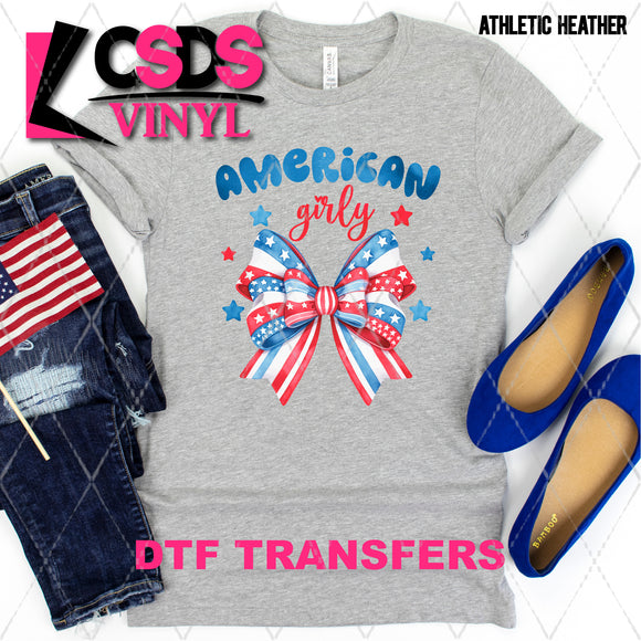DTF Transfer - DTF008830 American Girly Bow