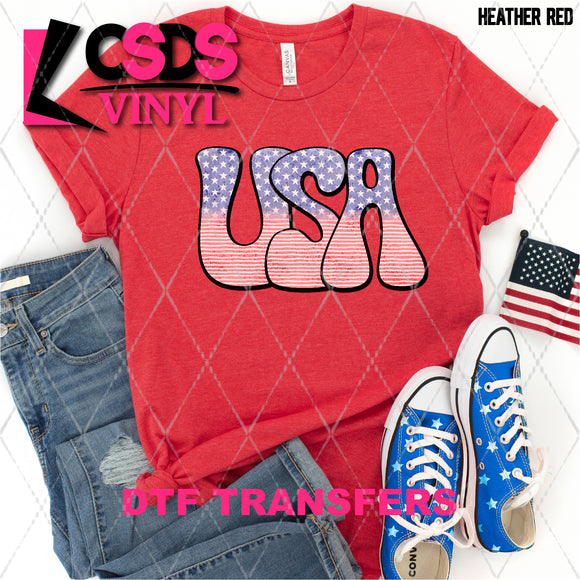 DTF Transfer - DTF008861 USA Stars and Stripes