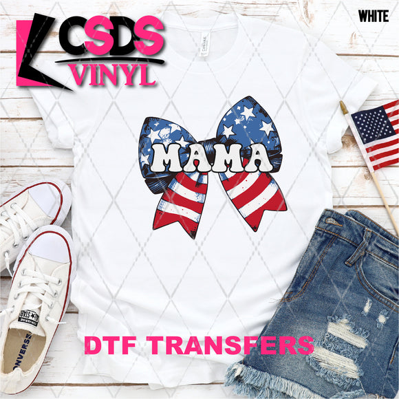 DTF Transfer - DTF008863 Patriotic Mama Bow