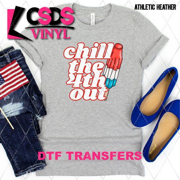 DTF Transfer - DTF008869 Chill the 4th Out Popsicle