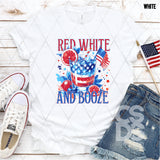 DTF Transfer - DTF008870 Red White and Booze