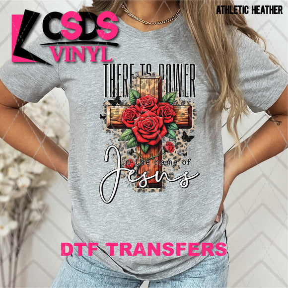 DTF Transfer - DTF008894 There is Power in Jesus