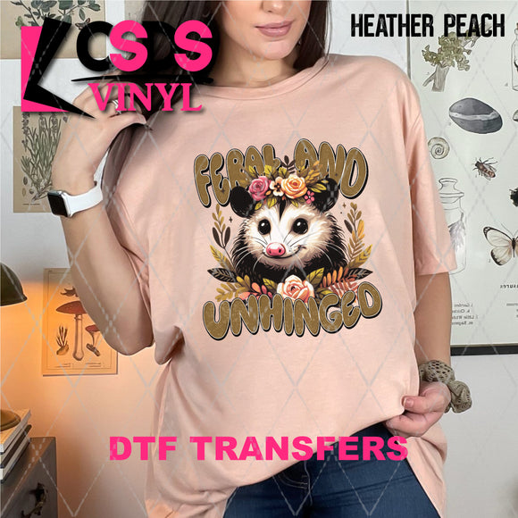 DTF Transfer - DTF008896 Feral and Unhinged