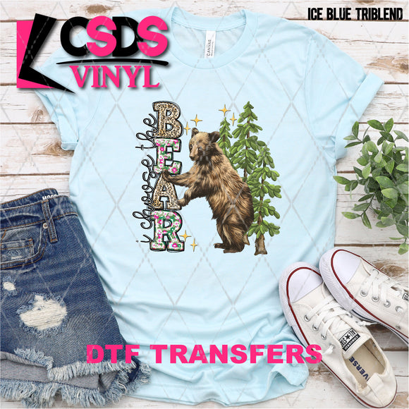 DTF Transfer - DTF008903 I Choose the Bear