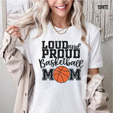 DTF Transfer - DTF008912 Loud and Proud Basketball Mom