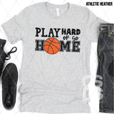 DTF Transfer - DTF008915 Play Hard or Go Home Basketball