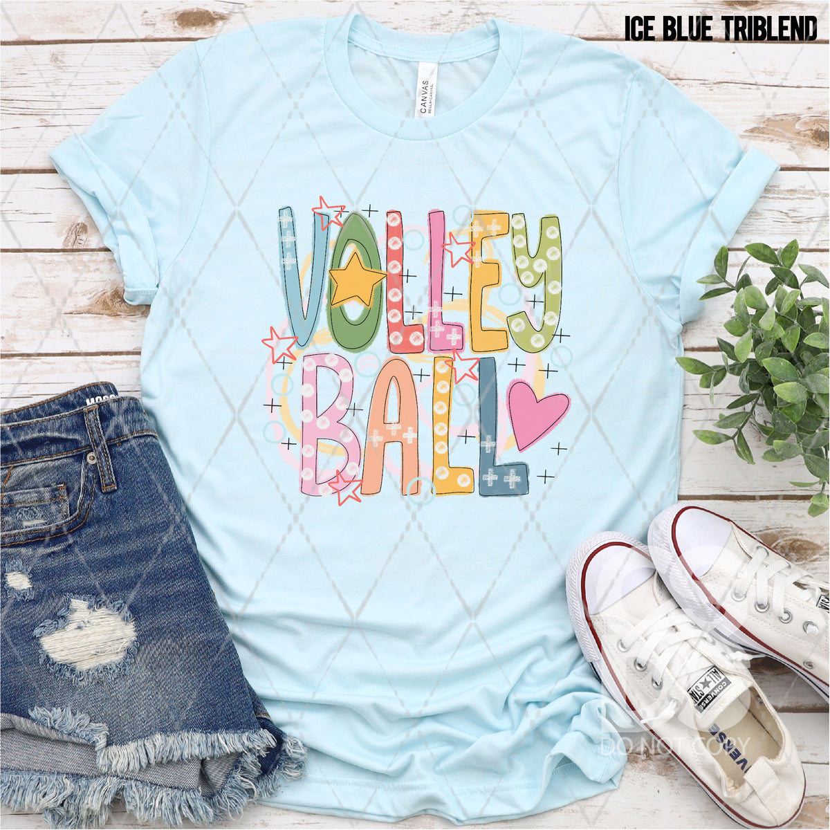 DTF Transfer - DTF008922 Volleyball Coloring Letters – CSDS Vinyl