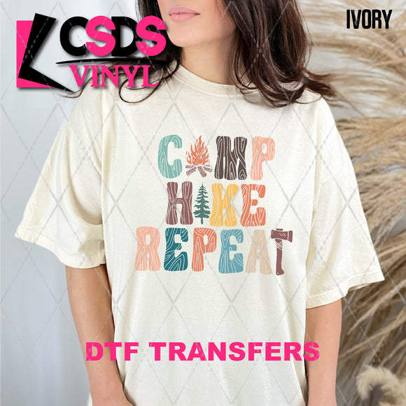 DTF Transfer - DTF008992 Camp Hike Repeat