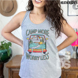 DTF Transfer - DTF008997 Camp More Worry Less