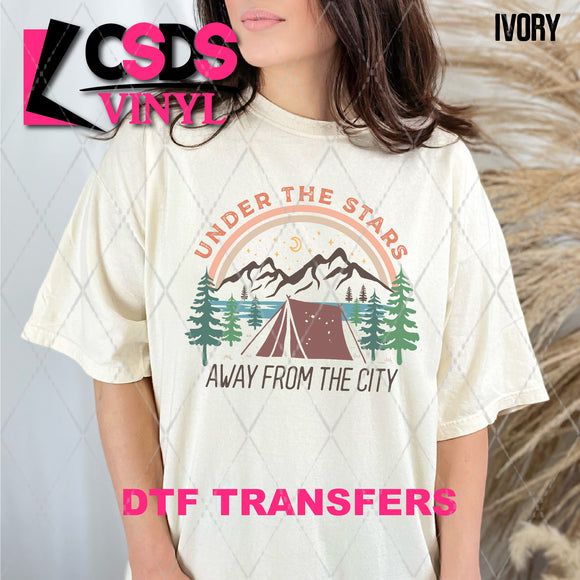 DTF Transfer - DTF008998 Under the Stars Away from the City