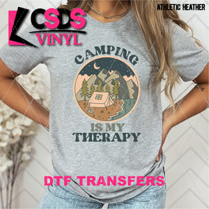 DTF Transfer - DTF009005 Camping is My Therapy