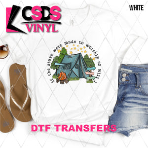 DTF Transfer - DTF009011 So Will I Camping