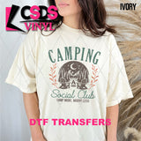 DTF Transfer - DTF009016 Camping Social Club