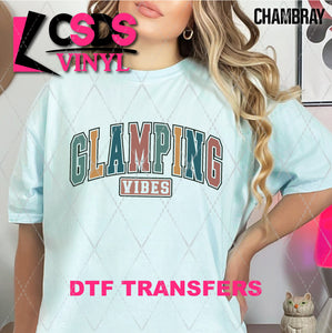 DTF Transfer - DTF009018 Glamping Vibes Varsity