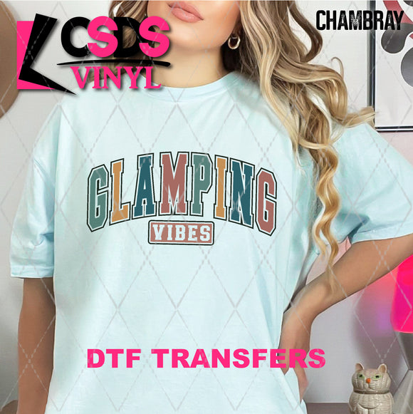 DTF Transfer - DTF009018 Glamping Vibes Varsity