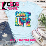 DTF Transfer - DTF009027 Tie Dye Camp Life